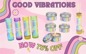 Special Offer: Good Vibes Candles & Incense Now 75% Off for Wholesale Customers!