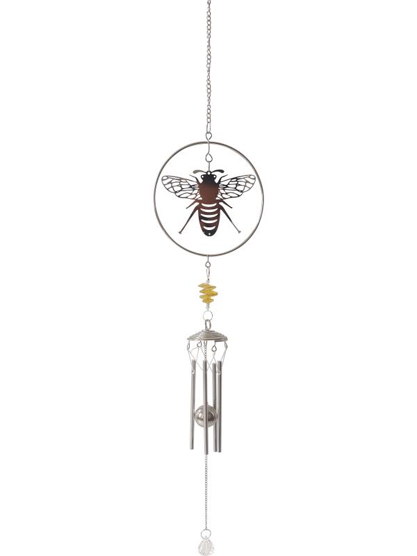 80cm Hanging Bee In Ring Wind Chime