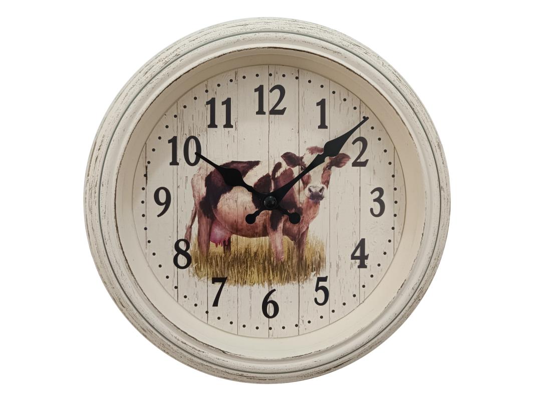 23cm Small Cow Clock
