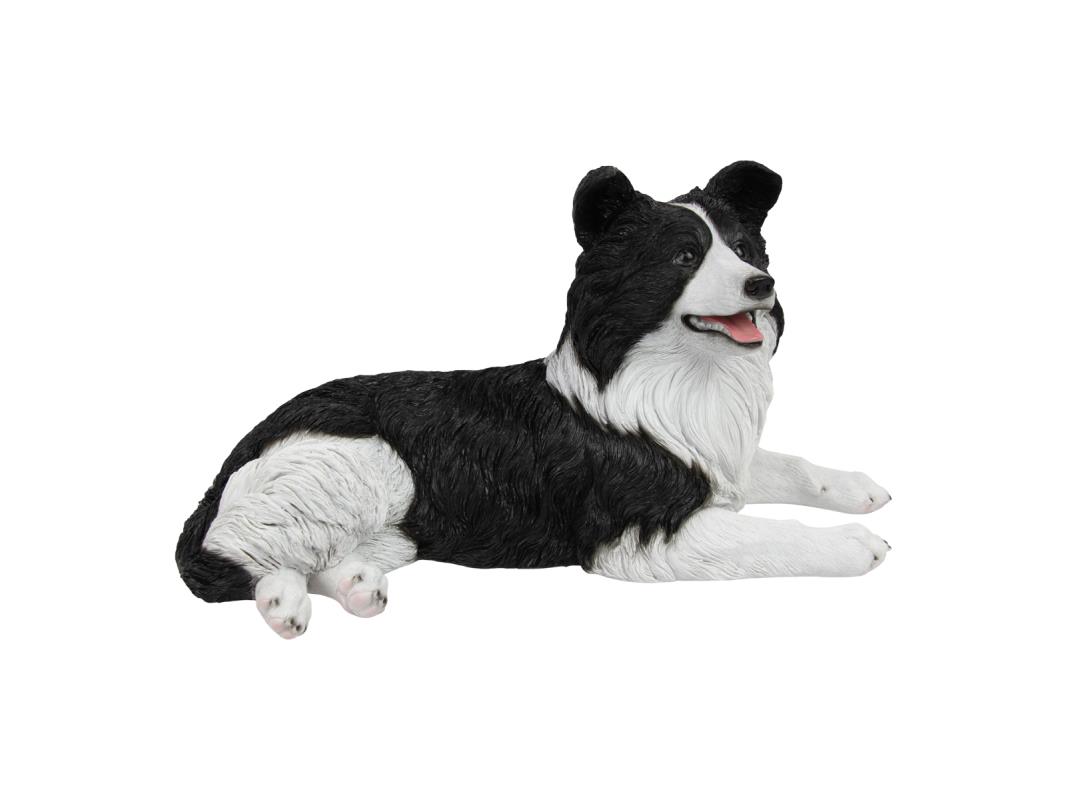 42cm Laying Border Collie