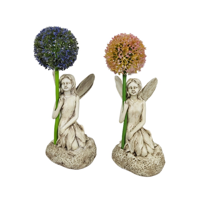 25cm Garden Angel with Solar Light