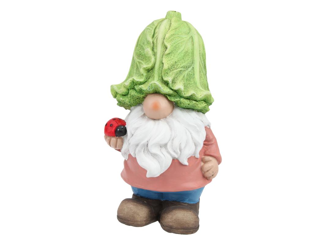 37cm Standing Lettuce Gnome