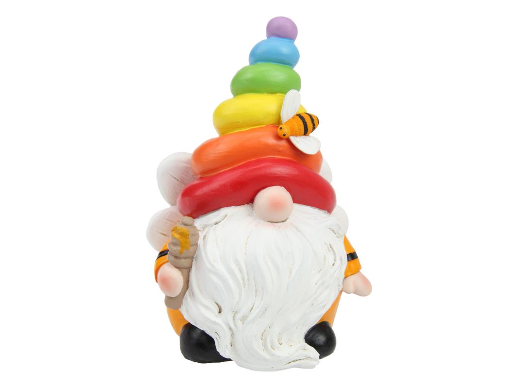 23cm Rainbow Gnome with Honey