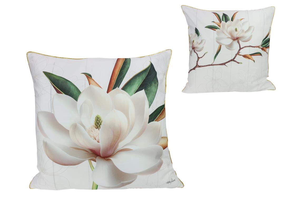 Magnolia 60x60cm Double Sided Cushion by Kelly Lane