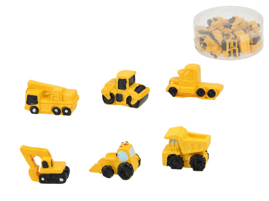 Miniature Construction Machines 6 Asstd