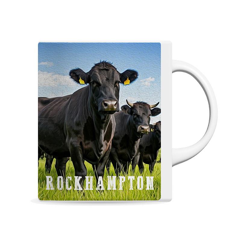 325ml Porcelain Mug Cow Pastures