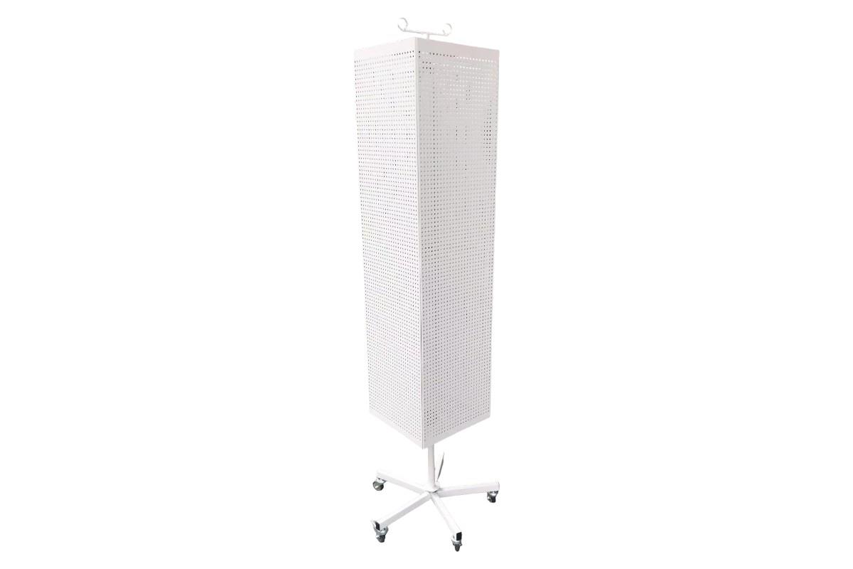 170cm Revolving White Metal Display Stand