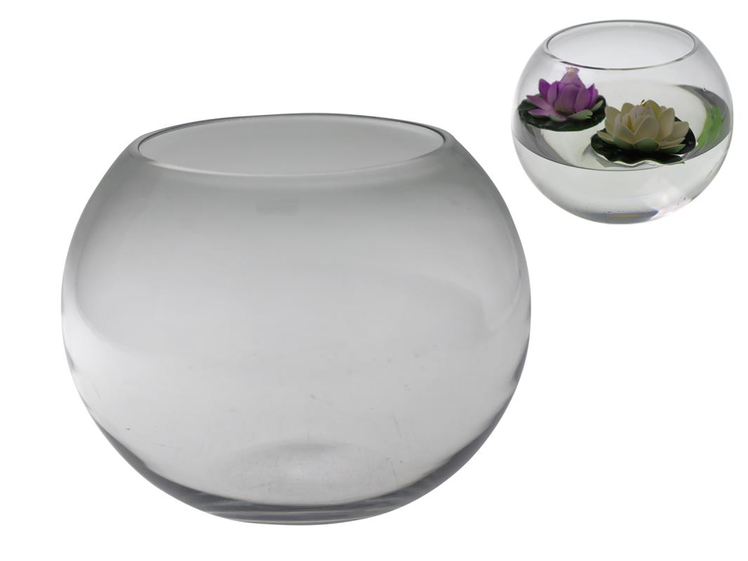20x17cm Clear Glass Fishbowl Vase