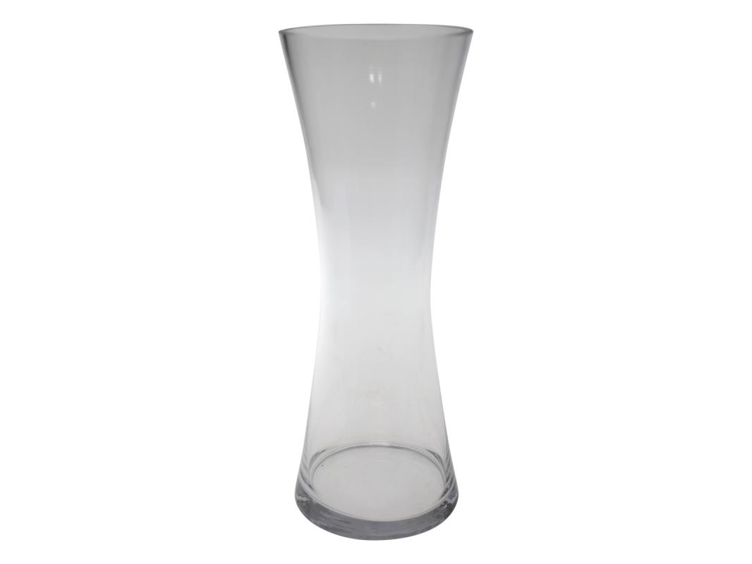 35x13cm Tall Clear Glass Flute Vase