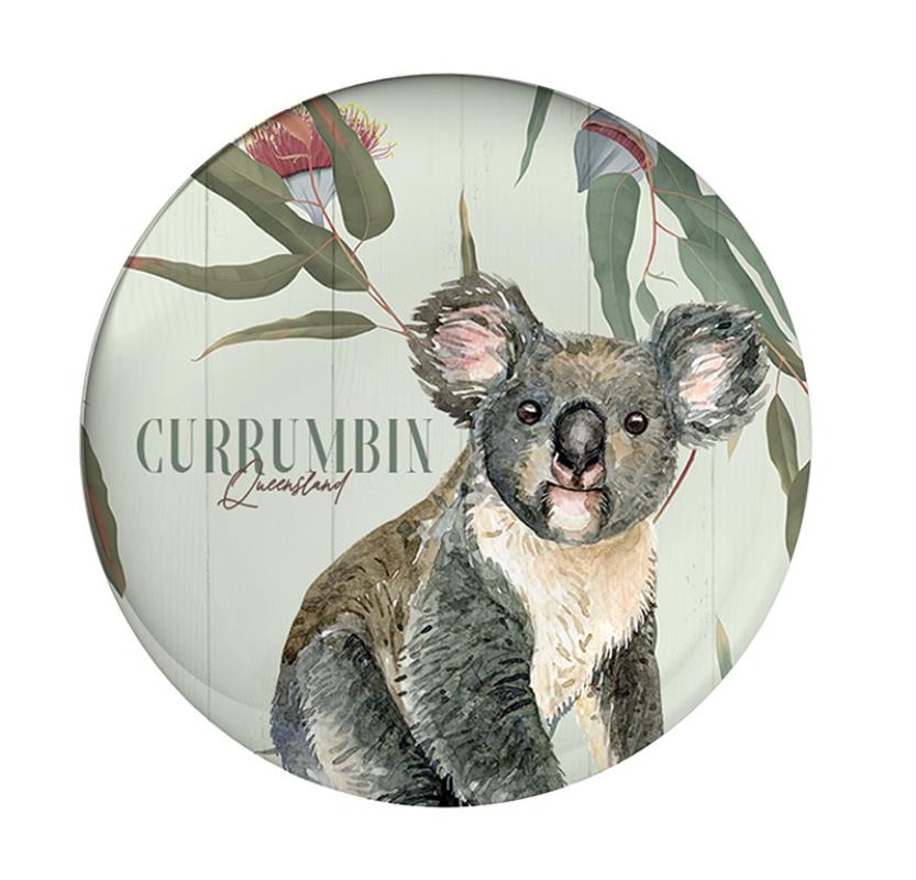 5cm Glass Dome Magnet Koala