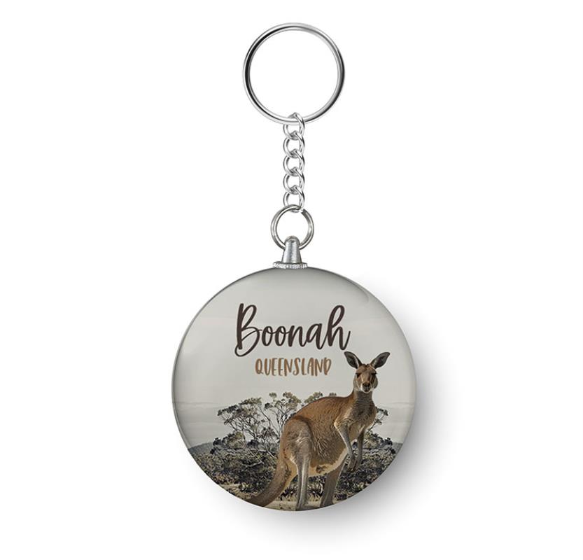 Double Sided Key Ring Kangaroo