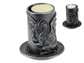 Dragon Candle Holder with Plate