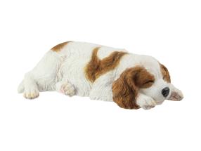 38cm Cute Brown Sleeping Cavalier