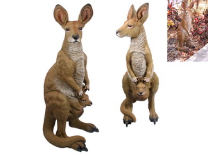 92cm Realistic Standing Garden Kangaroo