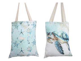 Aqua Turtle 34x48cm Tote Bag 2 Asstd by Kelly Lane